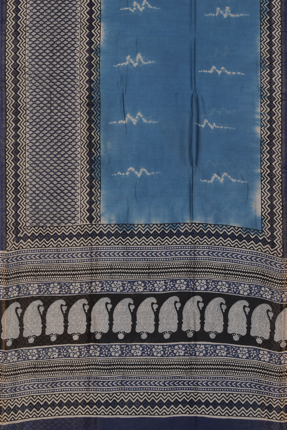 Collection of A Beautiful Shibori Printed Saree in a gallery layout