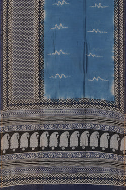 Collection of A Beautiful Shibori Printed Saree in a gallery layout