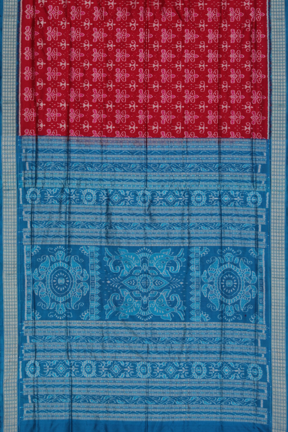 Sambalpuri Silk Pink Saree