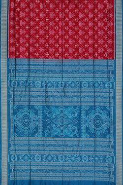 Image of Sambalpuri Silk Pink Saree