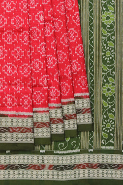 Collection of Sambalpuri Silk Pink Saree in a gallery layout