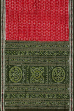 Collection of Sambalpuri Silk Pink Saree in a gallery layout