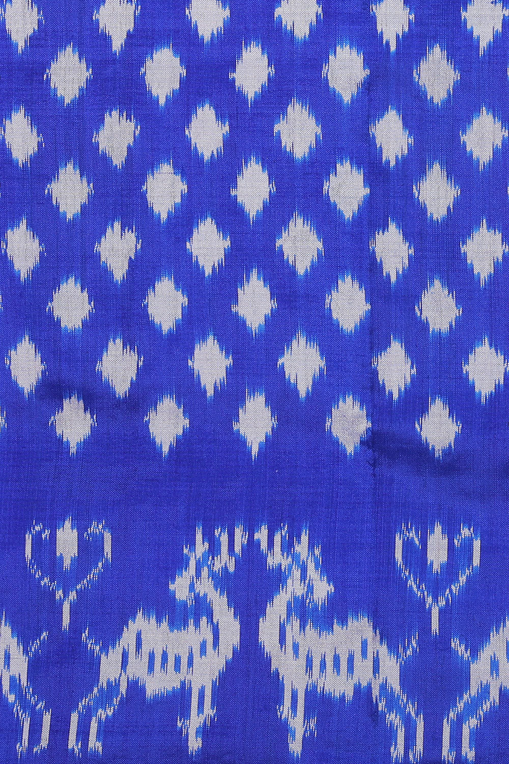 Collection of Pochampally Ikat Silk Purple Saree in a gallery layout