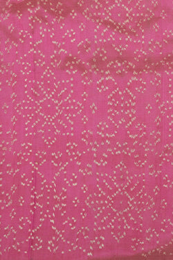 Collection of Pochampally Ikat Pink Saree in a gallery layout