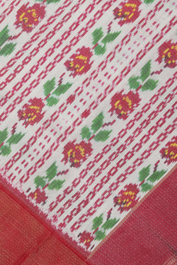 Image of Pochampally Ikat Silk Dupatta