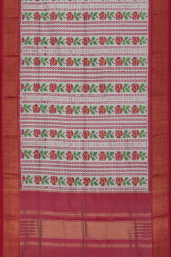 Image of Pochampally Ikat Silk Dupatta