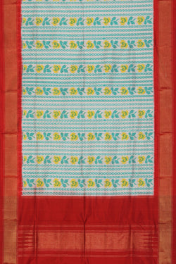 Image of Pochampally Ikat Silk Dupatta