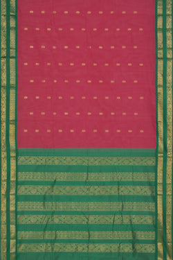 Collection of Gadwal Pink Saree in a gallery layout