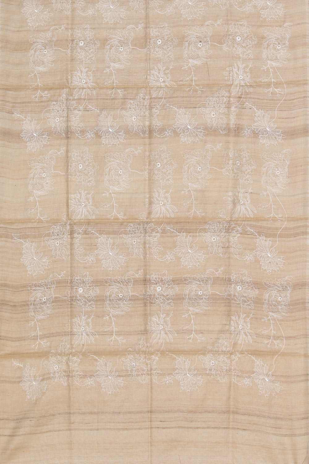 Tussar Silk Ivory Off-White Dupatta