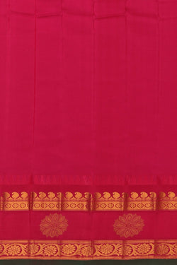 Image of Gadwal Silk Purple Saree