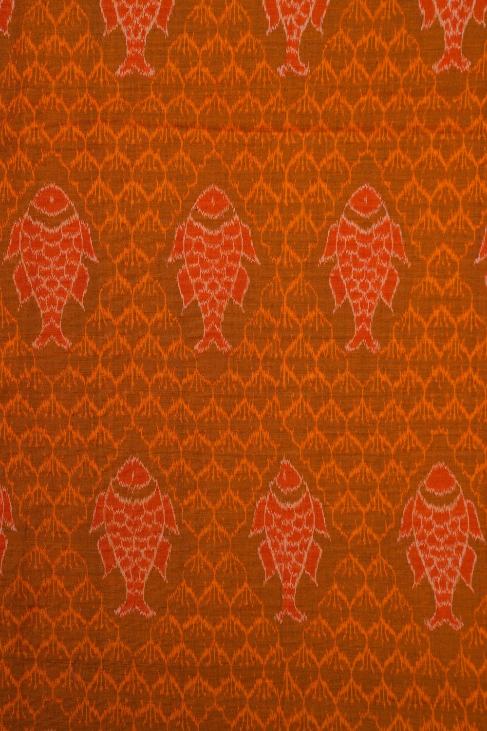 Image of Sambalpuri Cotton Mustard Saree