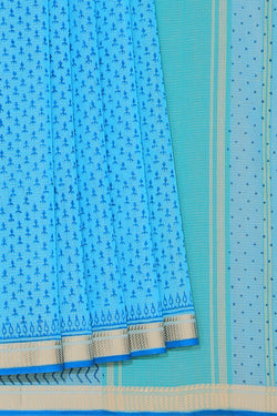 Collection of Simple Yet Elegant Blue Saree in a gallery layout