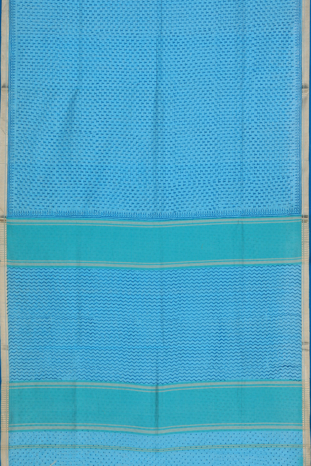 Collection of Simple Yet Elegant Blue Saree in a gallery layout