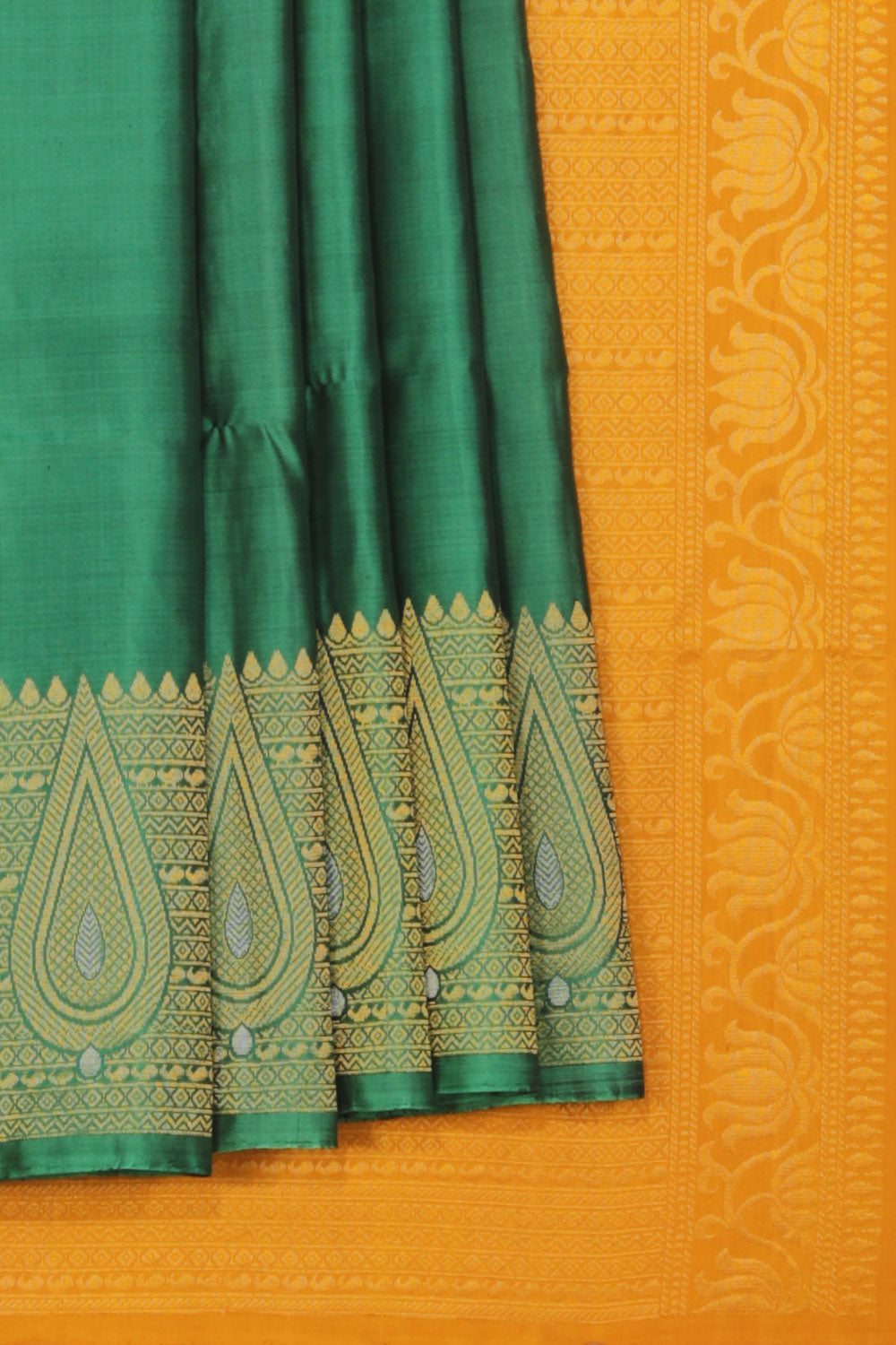 Collection of Simple Yet Elegant Teal Green Saree in a gallery layout