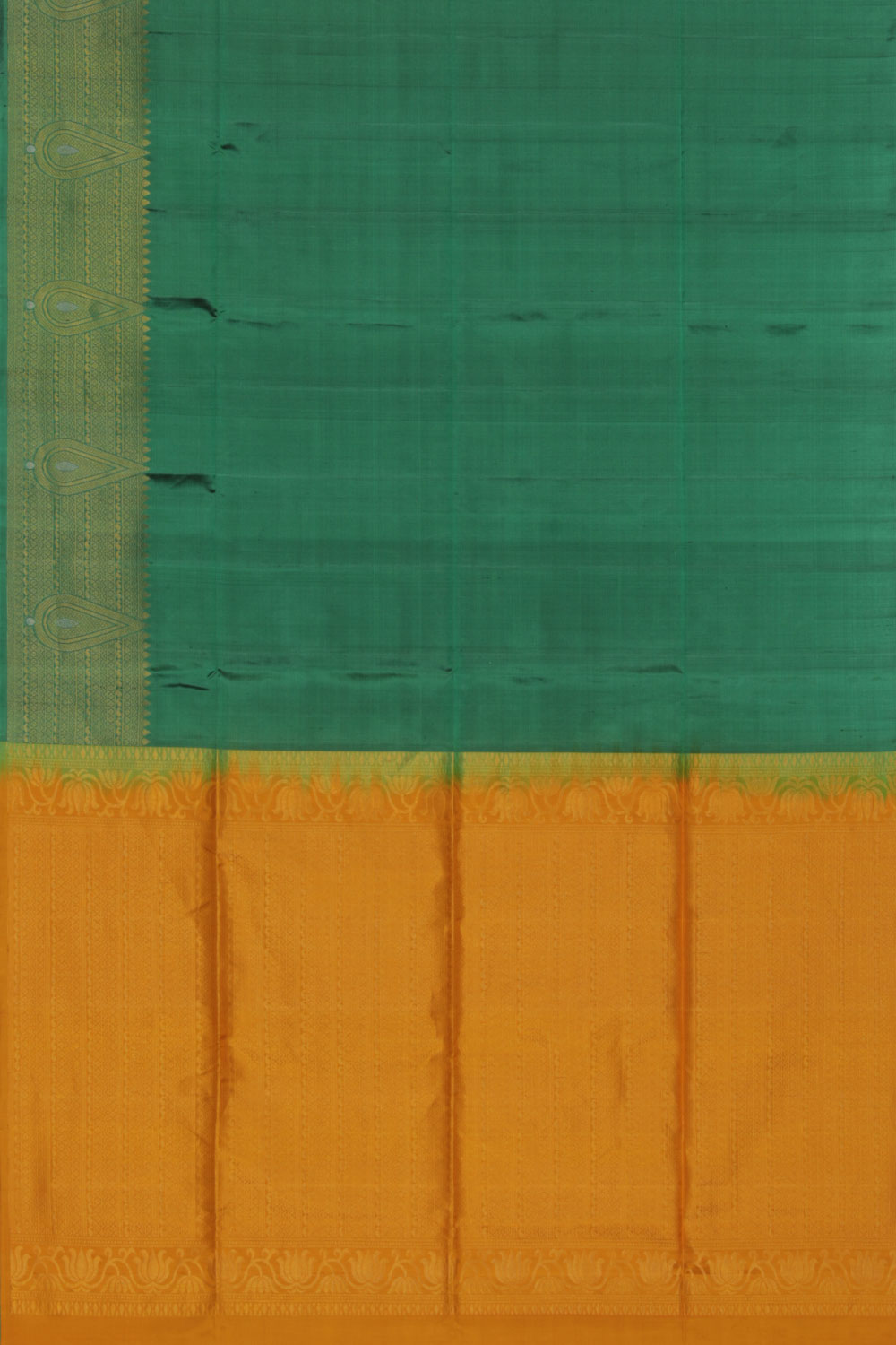 Image of Simple Yet Elegant Teal Green Saree