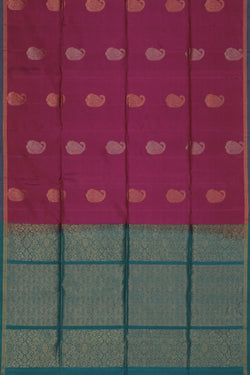 Collection of Simple Yet Elegant Plum-Pink Saree in a gallery layout