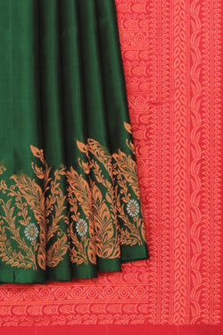 Image of Simple Yet Elegant Green Saree