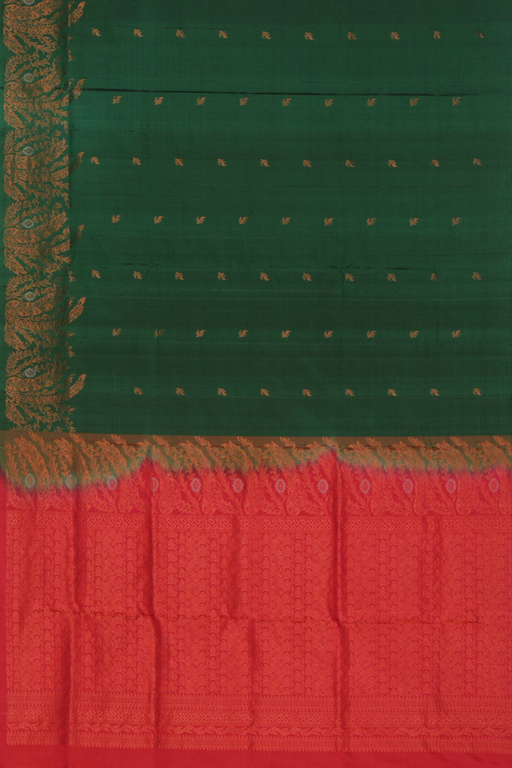 Collection of Simple Yet Elegant Green Saree in a gallery layout