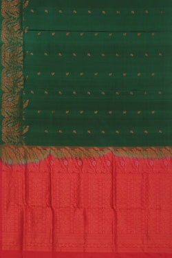 Image of Simple Yet Elegant Green Saree