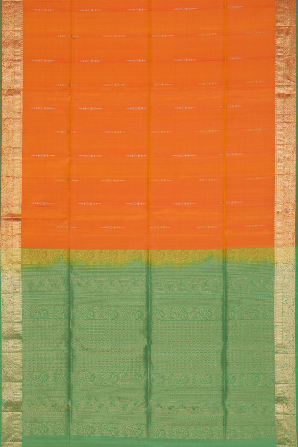 Image of Gorgeous Orange Saree