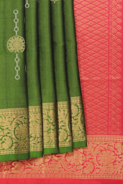 Image of Gorgeous Green Saree