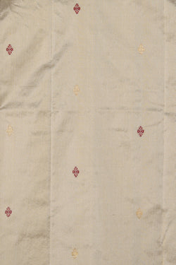 Image of Narayanpet Silk Cream Saree