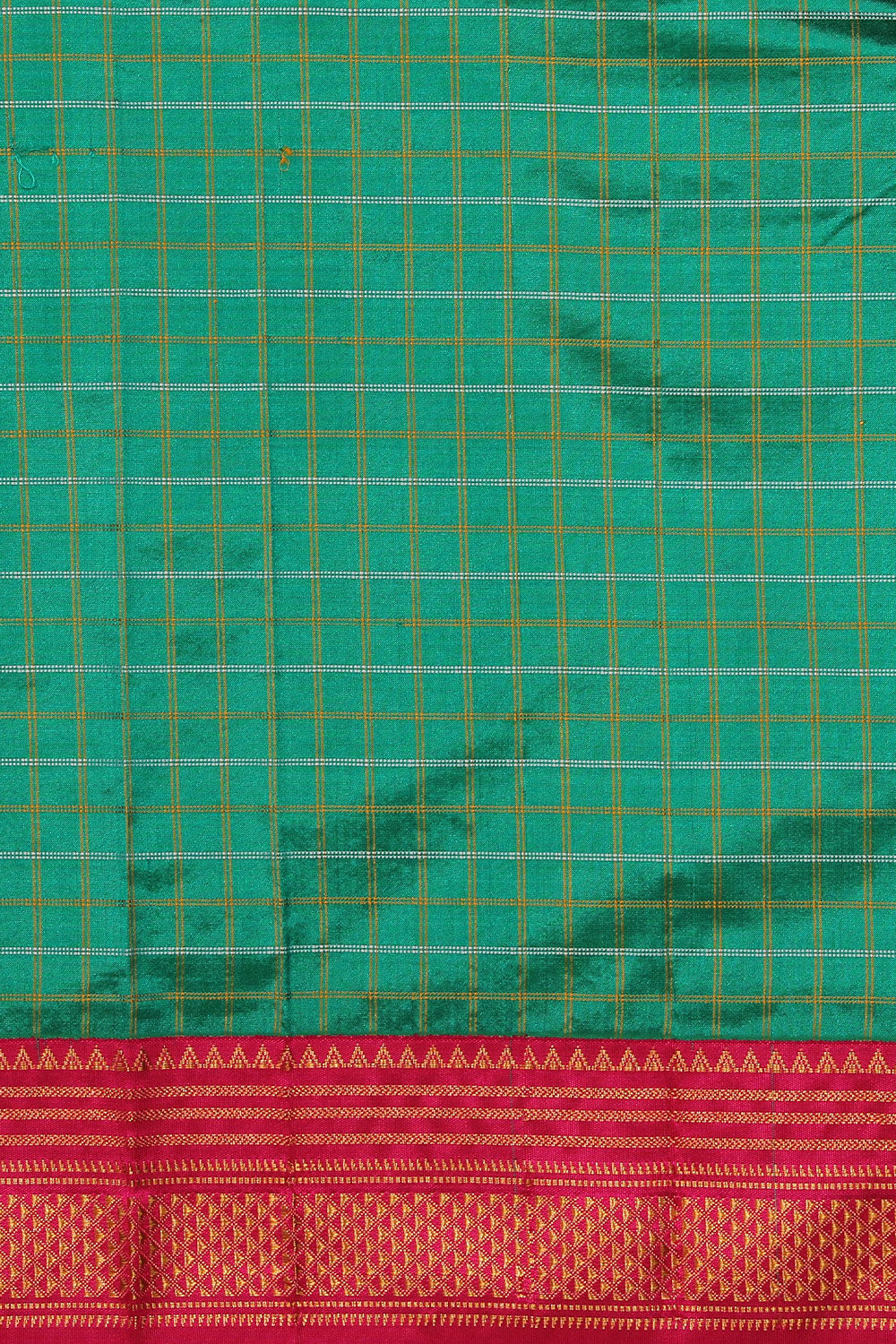 Narayanpet Silk Green Saree