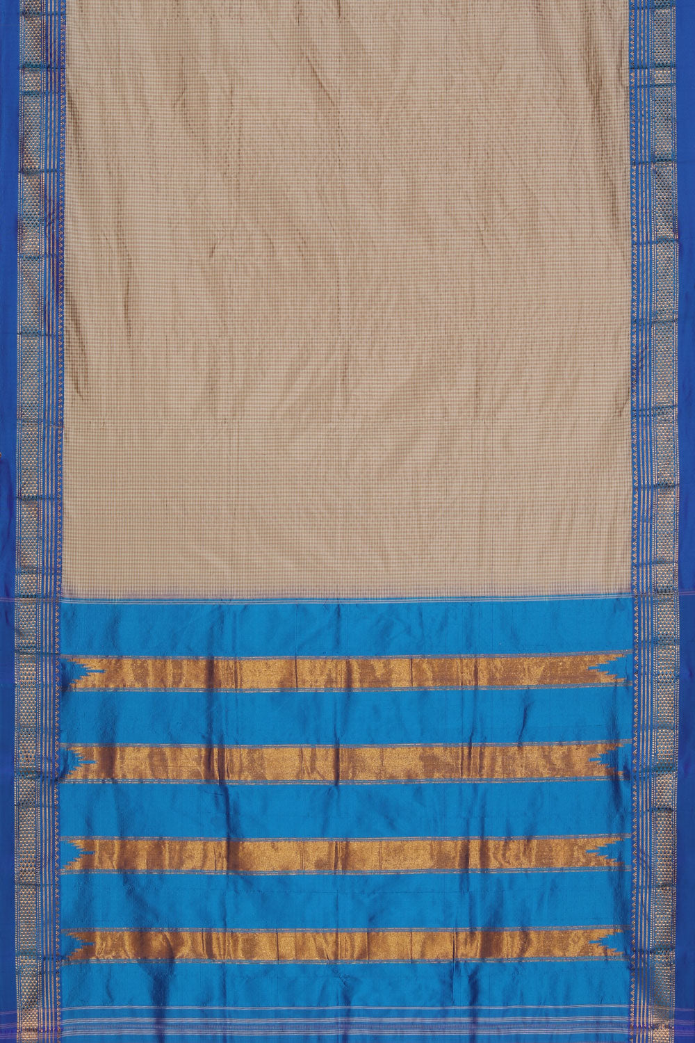 Narayanpet Silk Cream Saree