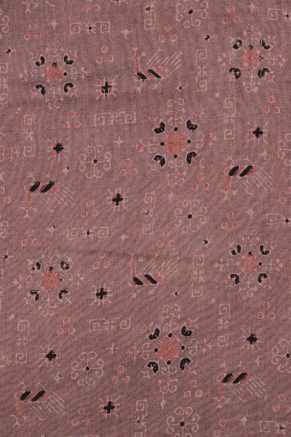 Image of Ajrakh Printed Modal Silk Saree