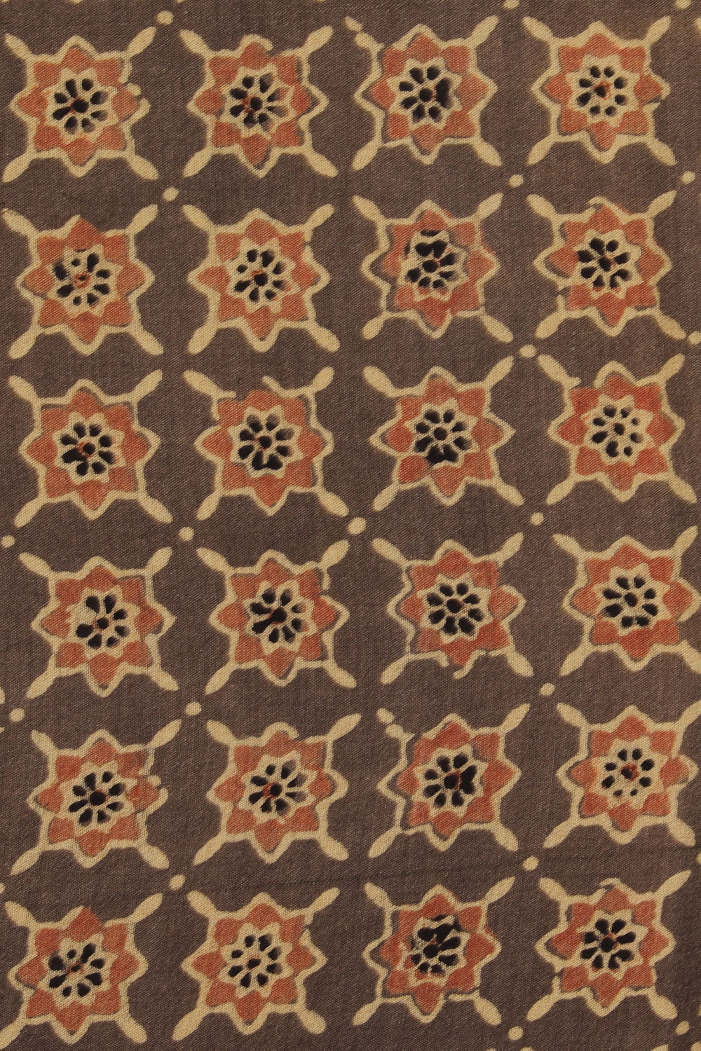 Image of Ajrakh Cotton silk Saree