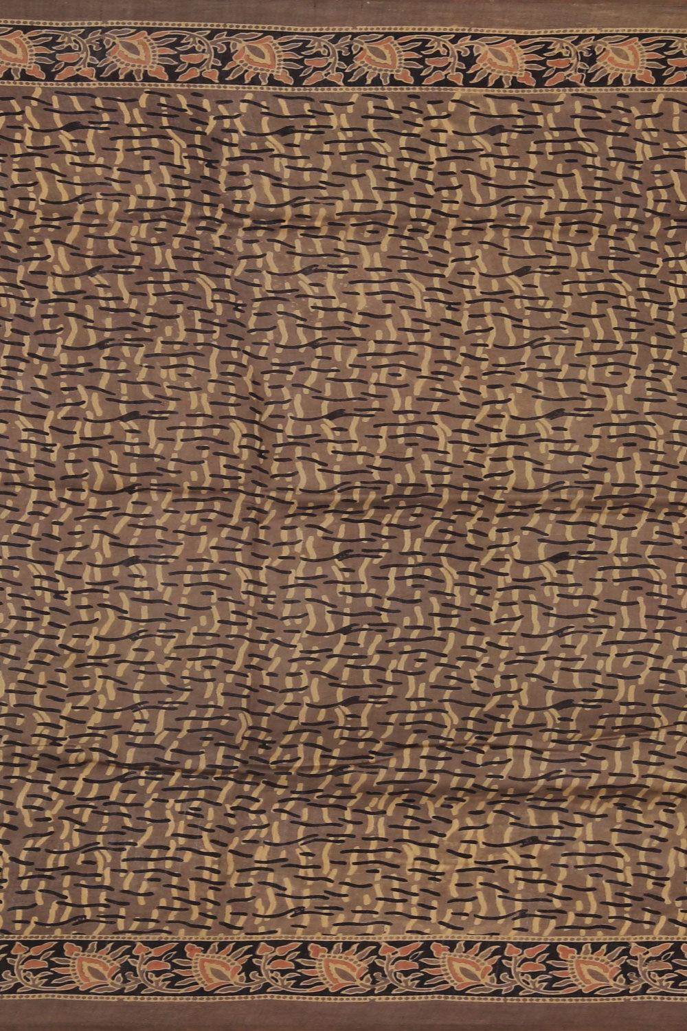 Image of Ajrakh Cotton silk Saree