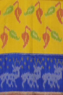 Collection of A Beautiful Yellow Saree in a gallery layout