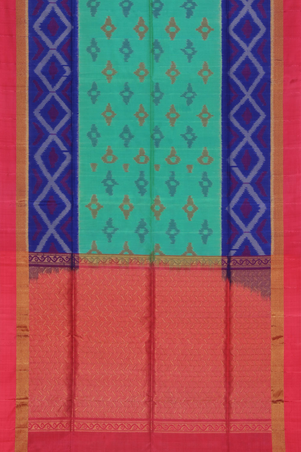 Image of A Beautiful Green Saree