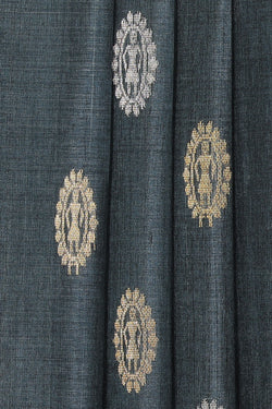 Collection of Tussar Silk Grey Saree in a gallery layout