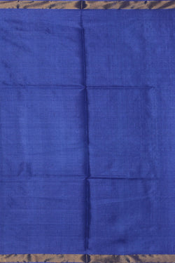 Collection of Tussar Silk Royal Blue Saree in a gallery layout