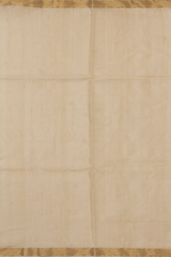 Collection of Tussar Silk Off-White Saree in a gallery layout