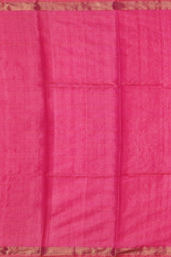 Collection of Tussar Silk Pink Saree in a gallery layout