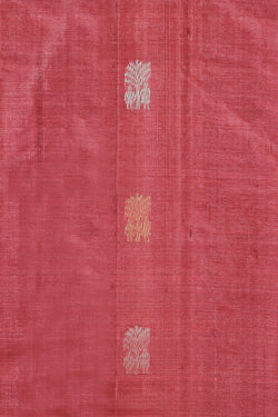 Collection of Tussar Silk Pink Saree in a gallery layout