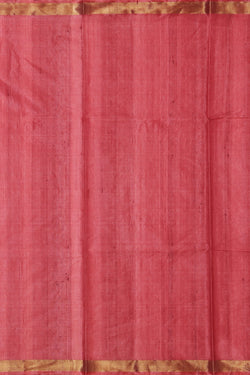 Collection of Tussar Silk Pink Saree in a gallery layout