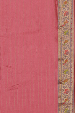 Image of Tissue Coral-Pink Saree