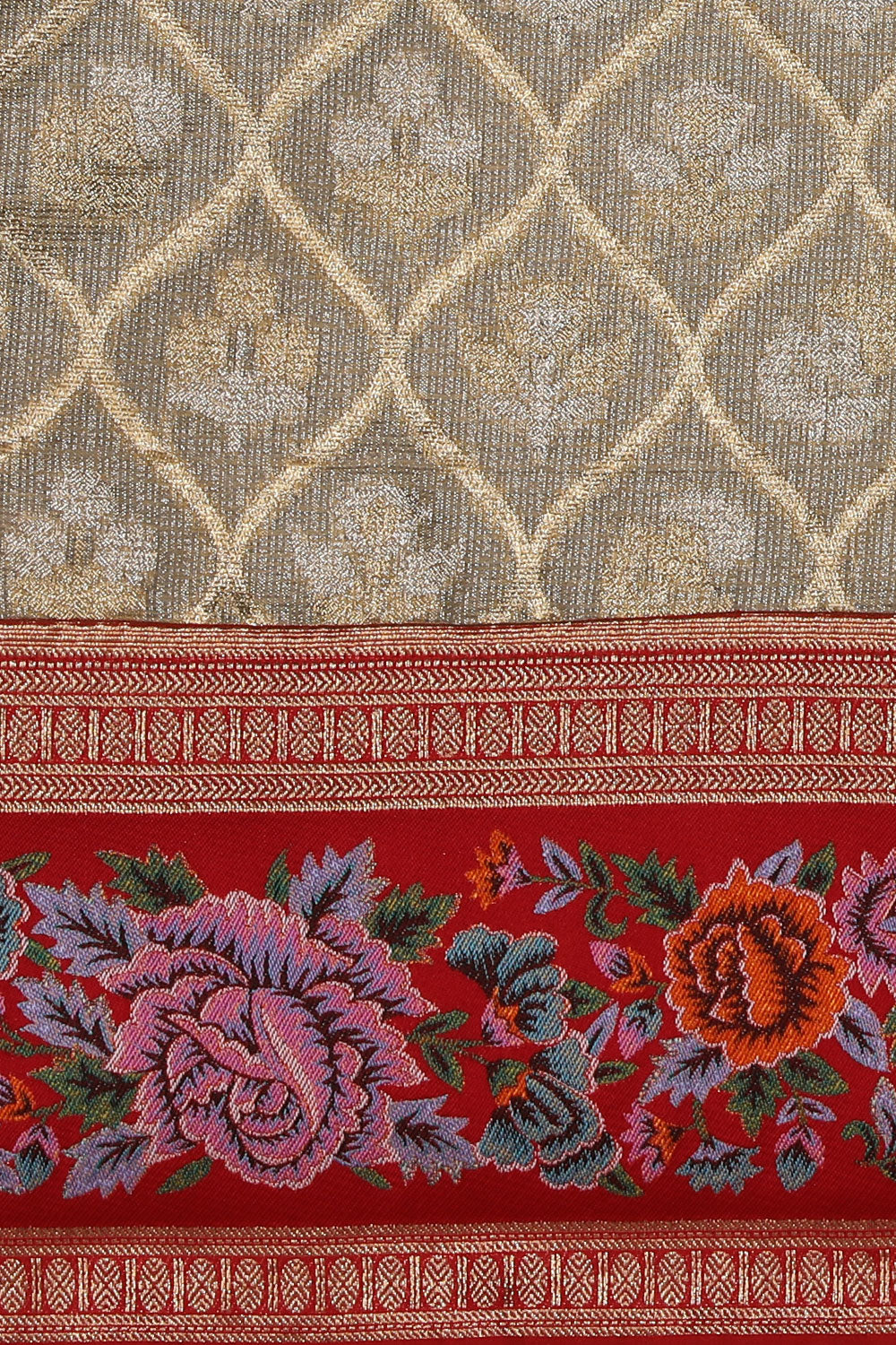 Image of Tissue Gold Saree