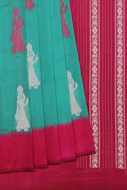 Collection of Pure Silk Gollabhama Saree in a gallery layout