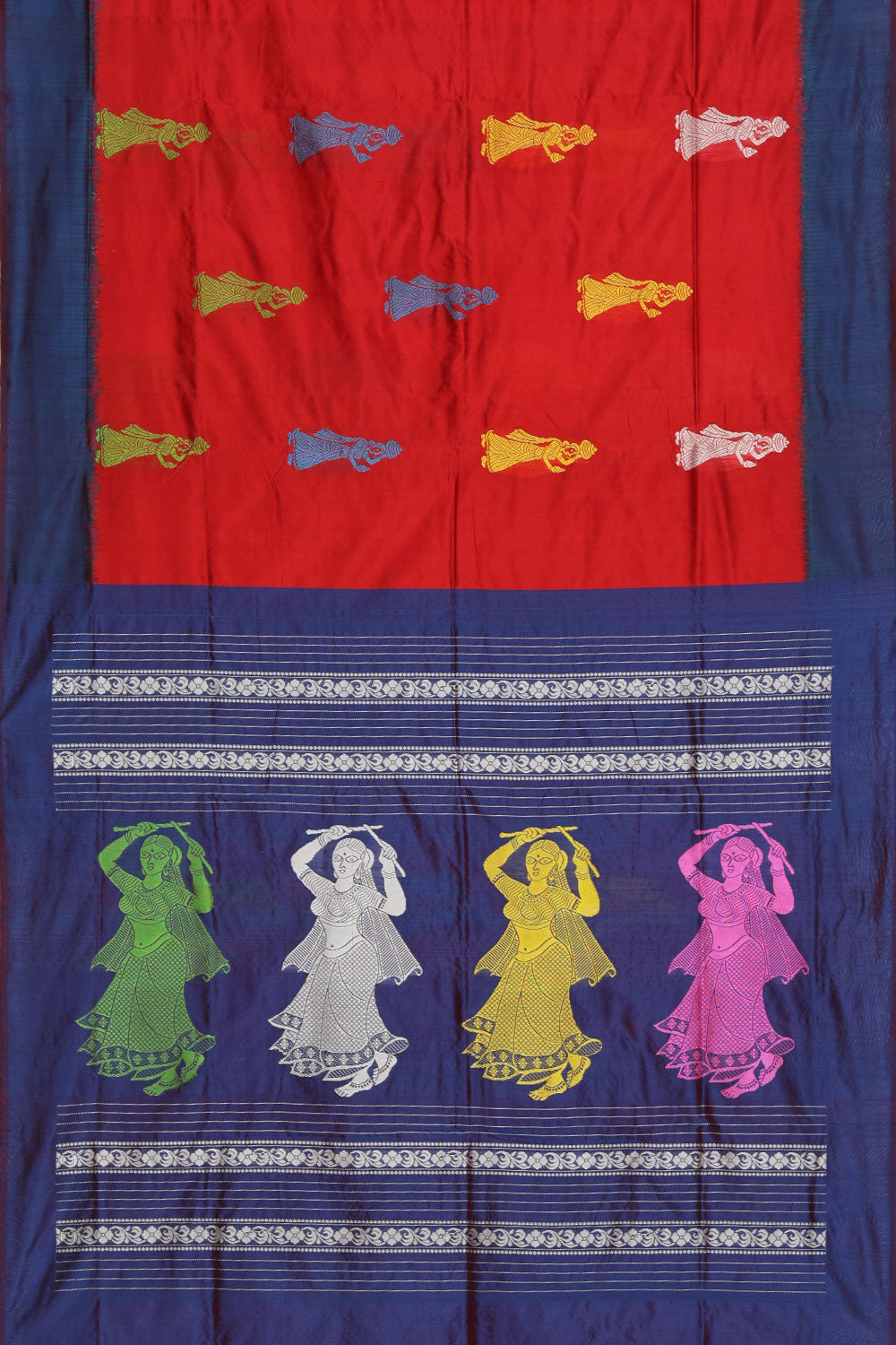 Collection of Pure Silk Gollabhama Saree in a gallery layout