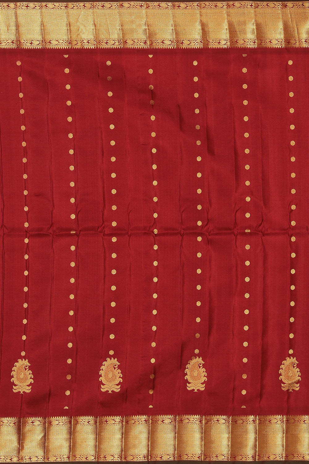 Image of Gadwal Silk Green Saree