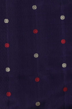 Image of Gadwal Silk Violet Saree