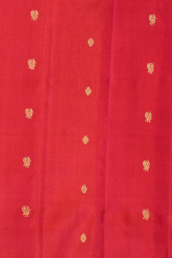 Image of Gadwal Silk Fuchsia-Pink Saree