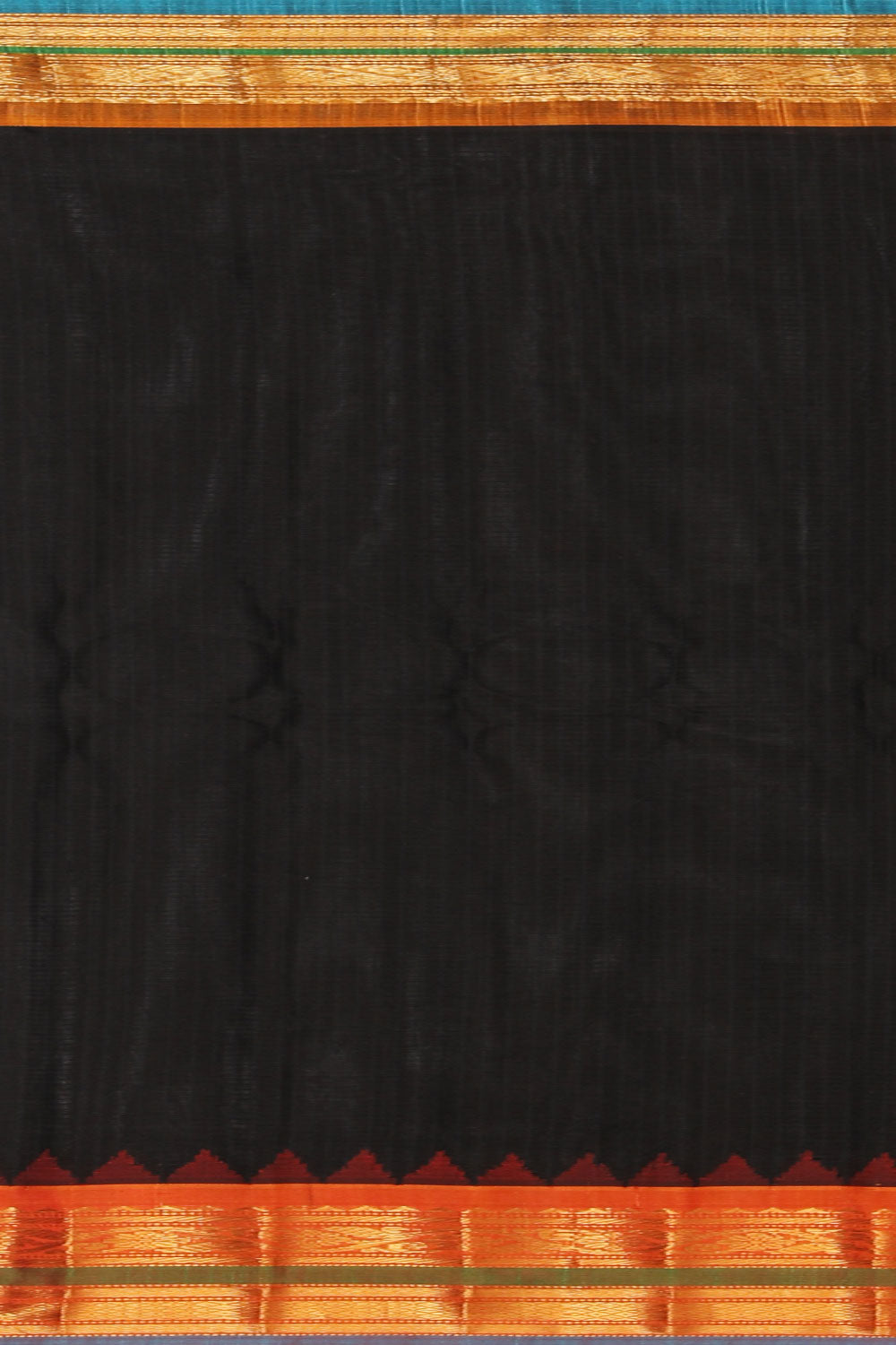 Collection of Gadwal Classy Black Saree in a gallery layout