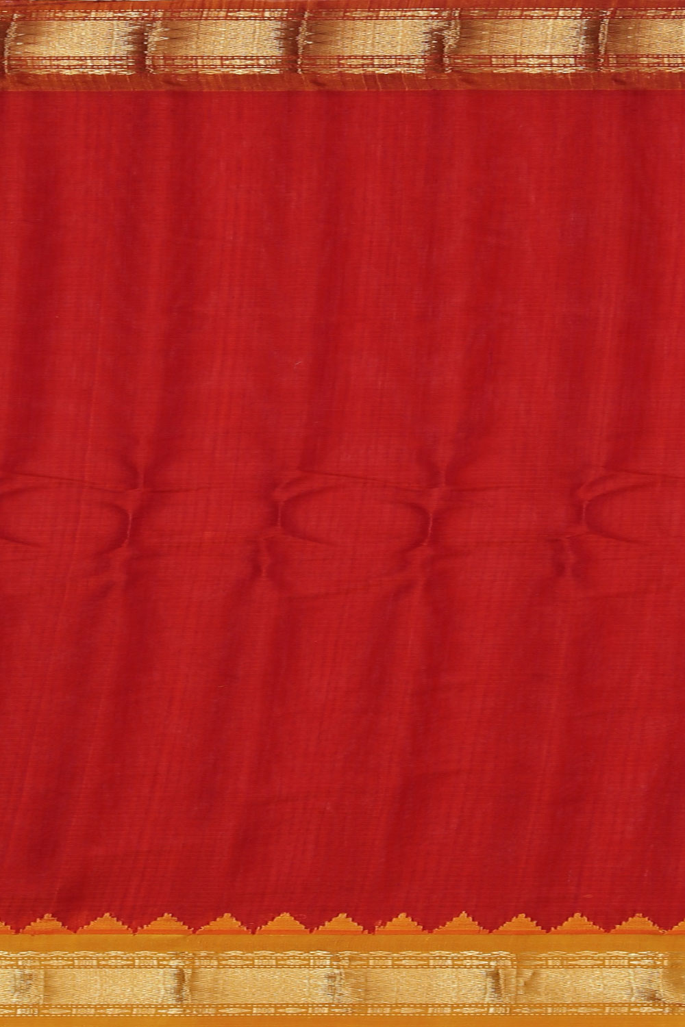 Collection of Gadwal Red Saree in a gallery layout