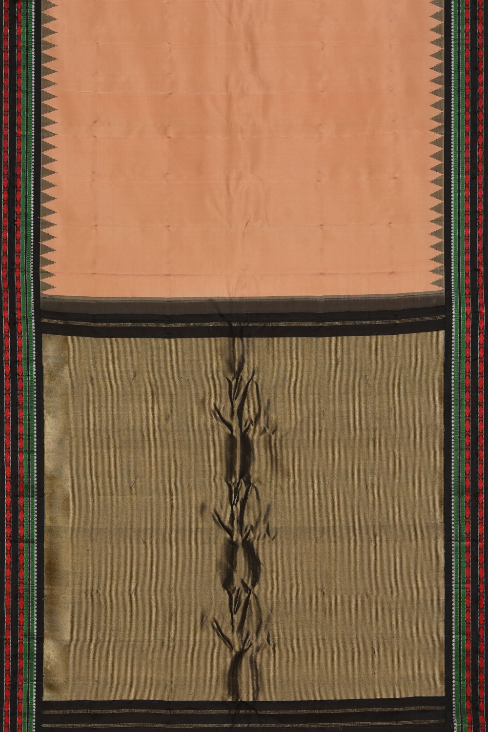 Image of Gadwal Silk Classy Pink-Beige Saree