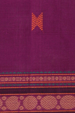 Image of Kanchi Cotton Violet Saree